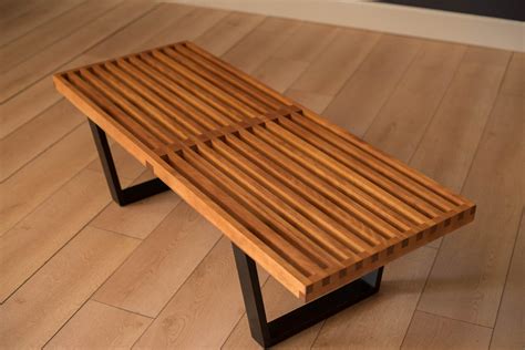 george nelson bench replica|nelson wood slatted bench.